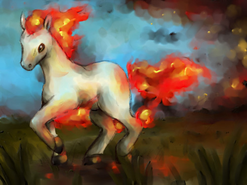 pokemonfourever:TVP: Ponyta by ~Frozen-Wing