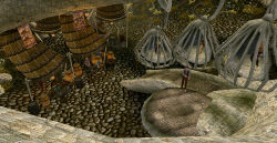 shieldsthis:  -The Elder Scrolls III: Morrowind-the Sadrith Mora slave market