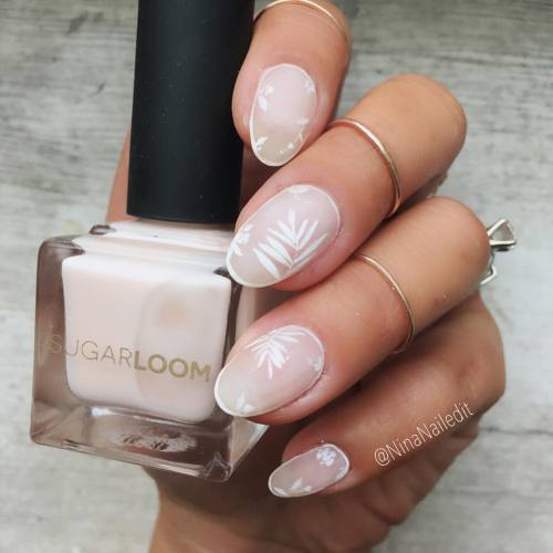 ninanailedit: This ethereal @sugarloomcosmetics polish makes for the perfect base for one of my favo