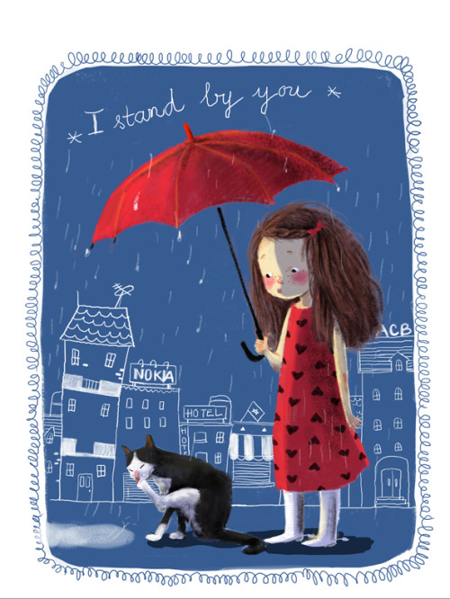 lectorconstante:  Rainy day, happy day.(es de 4-leaf Clover Studio)