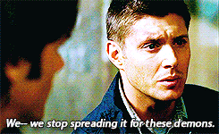 martyrrdean:  Supernatural rewatch » No Rest For The Wicked  - We take this knife,