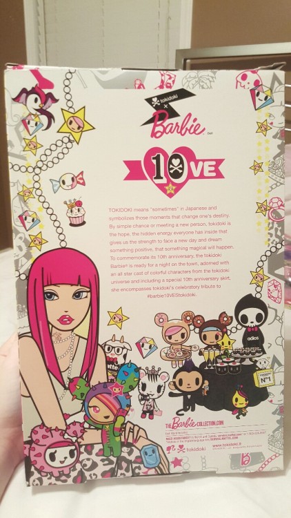 donutlovesdaddy:Daddy got me LOTS of toys for Christmas!He even got me a tokidoki Barbie! She wears 