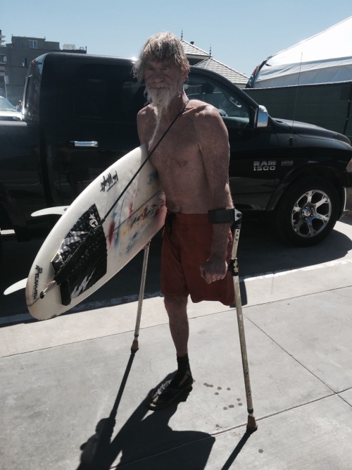 w3as3ly:“I didn’t catch any waves today, but it was nice to get wet”Hermosa Beach,