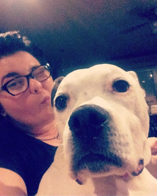 me &amp; my actual soul mate #gertrude #myonetruelove #dog #dogsofinstgram #puppylove