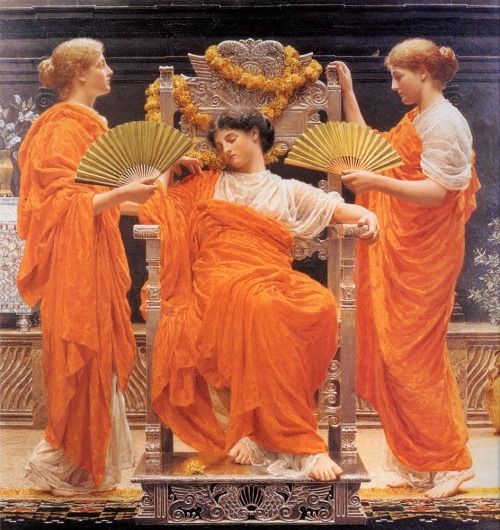 Midsummer by Albert Joseph Moore, 1887.