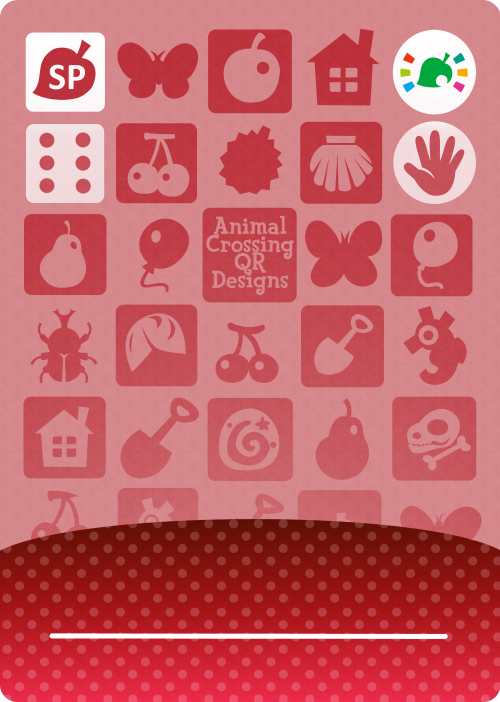 animalcrossingqrdesigns: Animal Crossing Blank Amiibo CardPLEASE DO NOT USE THIS TO MAKE PROFIT. Thi