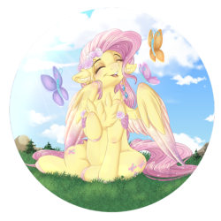 the-pony-allure:Fluttershy by Silent-Shadow-Wolf