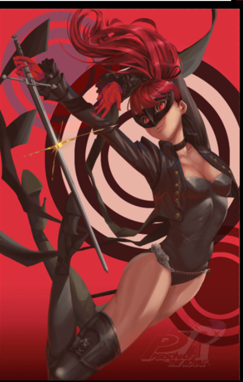 Wanted to show my process for this one since P5R just got released in the west HQAS.redbubble.comtwi