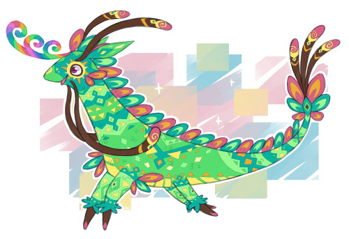 Got an idea for a qilin pinata being like, the legendary pinata of a hypothetical third viva pinata 