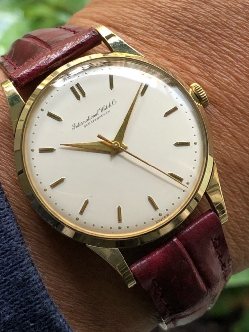 IWC 18k solid gold