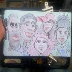 Caricature at Dairy Delight! #art #drawing