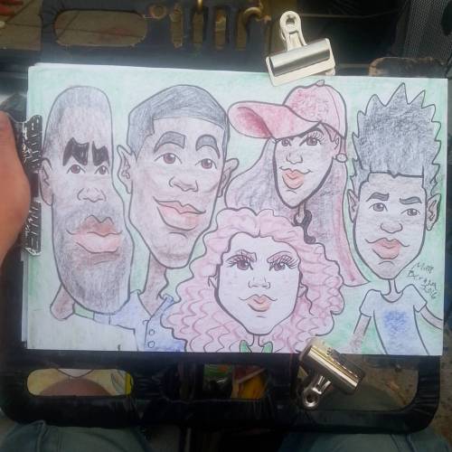 Caricature at Dairy Delight! #art #drawing adult photos