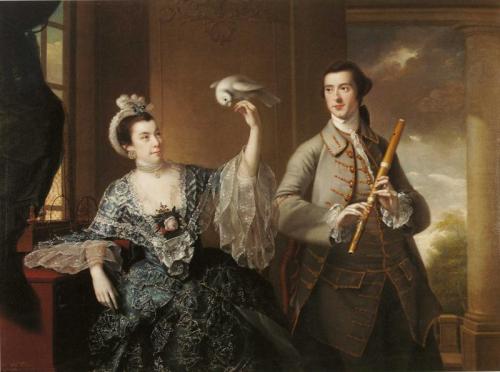 Mr. and Mrs. William Chase, Joseph WrightMedium: oil,canvas