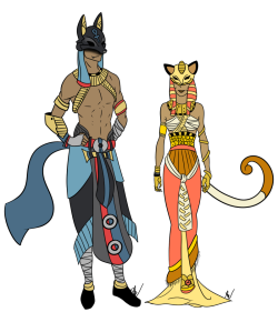 scrap-crap:  I finished Anubis and Bast   Very nice