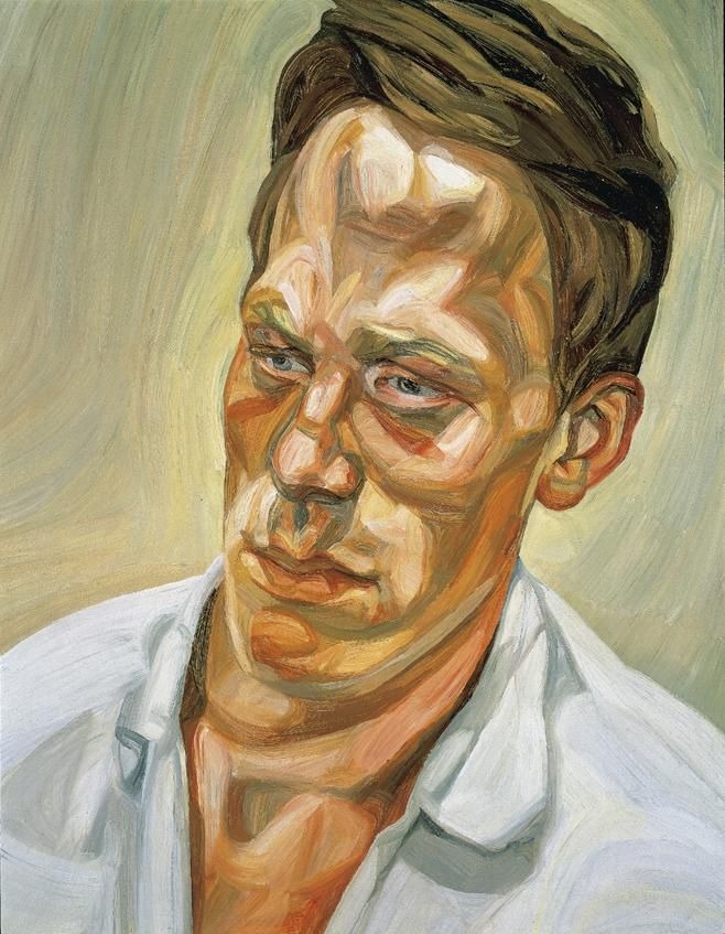 thunderstruck9:  Lucian Freud (British, 1922-2011), A Painter, Redheaded Man No.