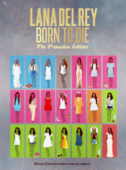 marisflowers-tkblog:  Lana Del Rey’s outfits from Born To Die: The Paradise Edition. 