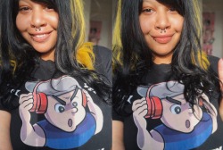 blasianbussy:Mommy got me the best present ever! Thank you @bodydollts I love you💖 I love it so much! @dashiexp shirt! WHO WAS IN THE STUDIO?! 