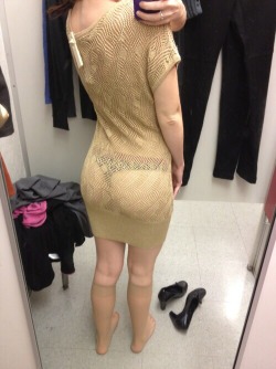 Sex-In-The-Family:  Txt: Son What Do You Think? You Think The Dress Fits Me? Sorry