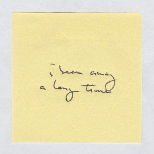 nicethingsinuglyhandwriting: I been away a long time // Ken Kesey.