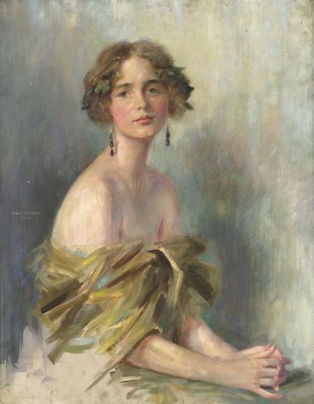  A Young Juno (Miss Ellen Kamerly) by Emil Fuchs, 1925