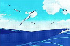 aprettyfire:Ghibli + Sea
