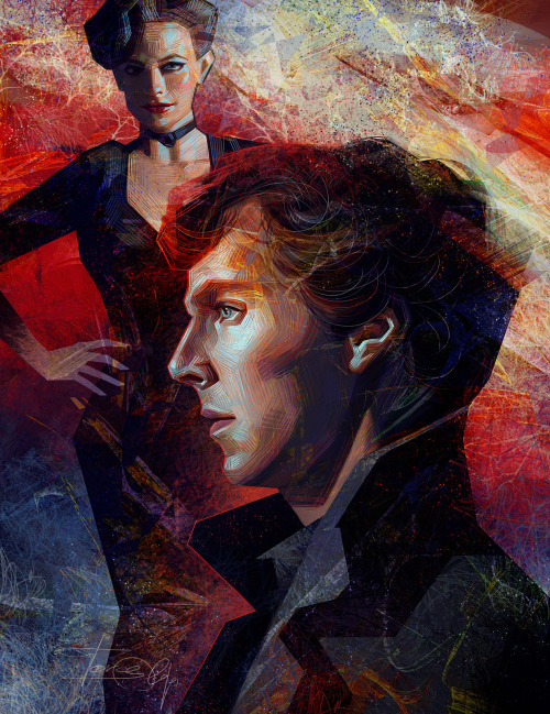 SherlockBenedict Cumberbatch, Lara Pulverhttp://olga-tereshenko.deviantart.com/art/Sherlock-and-Iren