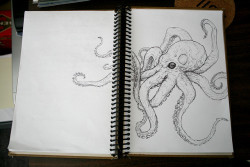 brutalgeneration:  Sketchbook Octopus by