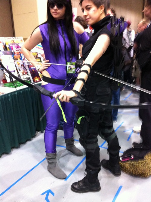 veliseraptor:The photoset Clint Barton shows people to convince them that he does so have friends. (