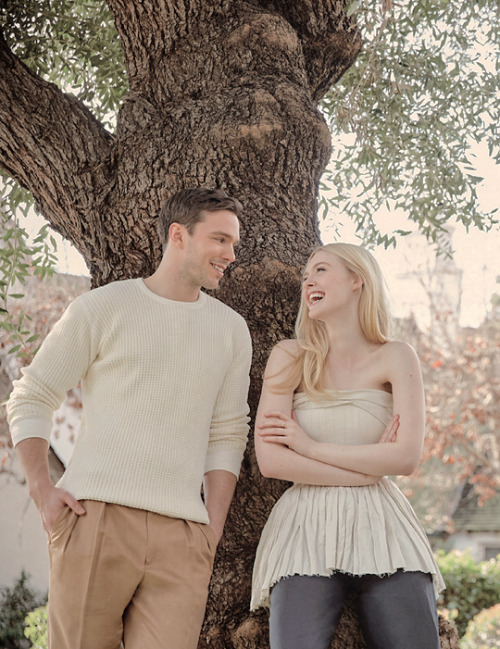 glamoroussource:Elle Fanning &amp; Nicholas Hoult for Emmy Magazine - May 2020