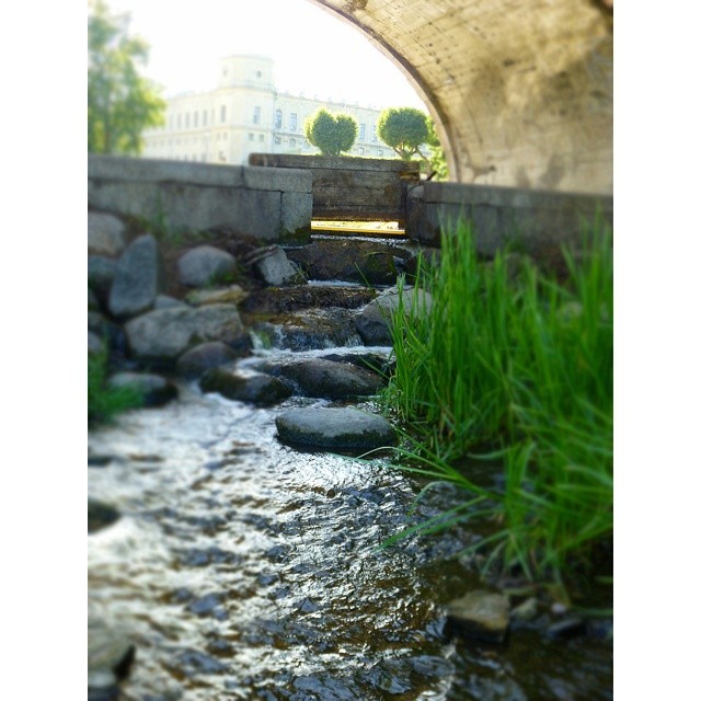 The Grand #Palace at #Gatchina (#Imperial palace) #Russia #travel   *  Creek under