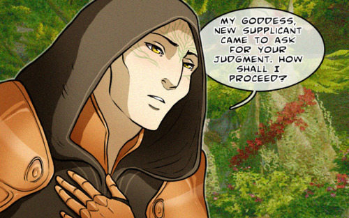 thecopperkidd:Solas with tears in his eyes: She was the best of the Evanuris!