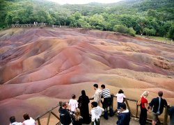 Sixpenceee: Seven Colored Earths Is A Geological Formation Of Small Sand Dunes Which