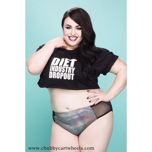 chubbycartwheels:Diet Industry Dropout shirts now for sale on www.chubbycartwheels.com!  Available in full length or crop.  #plussize #effyourbeautystandards #fatfashion #curvesreign #Skorch #skorchmagazine #chubbycartwheels #dietindustrydropout