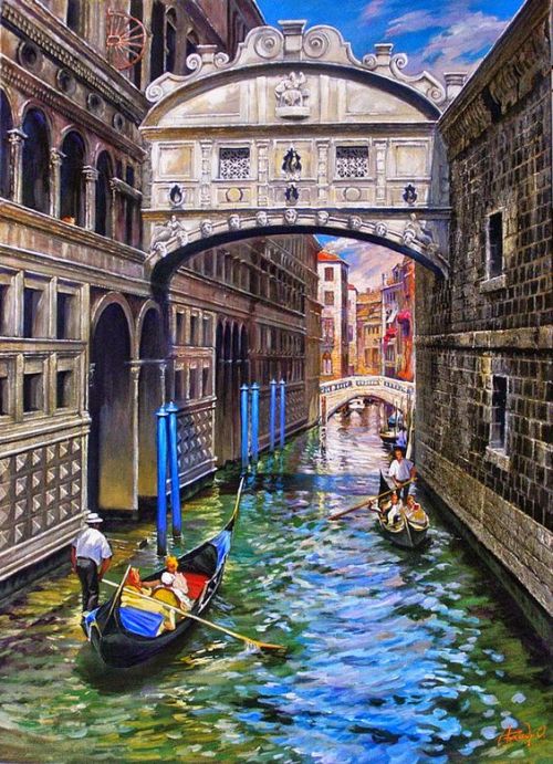 Arkady Ostritsky, The Bridge of Sighs, Venice