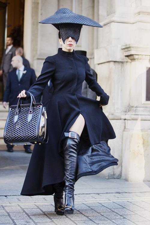  Coat, boots and bag by Alexander McQueen. porn pictures
