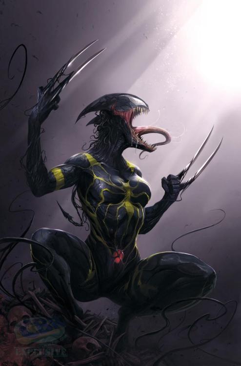 questerslog:All-New Wolverine #18 Venom.Variant by Francesco Mattina (!)