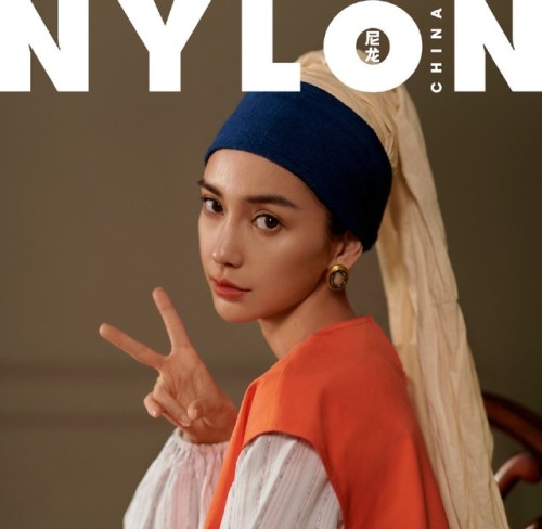 Angelababy photographed for Nylon China