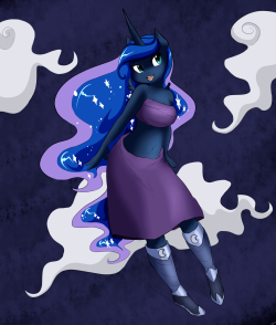 Glacierclear:  I Colored In Your Recent Luna Pic, I Hope You Like It!Guys Look! Look