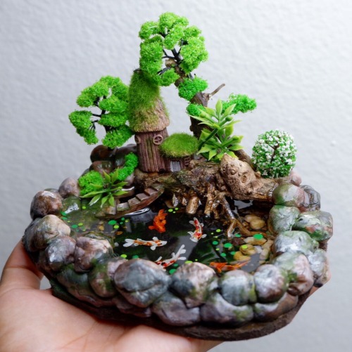 Miniature Koi Ponds