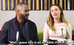 damnthosewords:Colman & Alycia banter in the FTWD FBQ&A