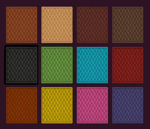 12 Maxis Match recolors of Linacherie’s 4to2 hamper. All are shown in the last pic - sorry about the