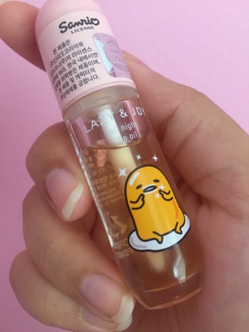 skincarejesus: Holika Holika Gudetama LAZY & JOY All Night Lip Oil