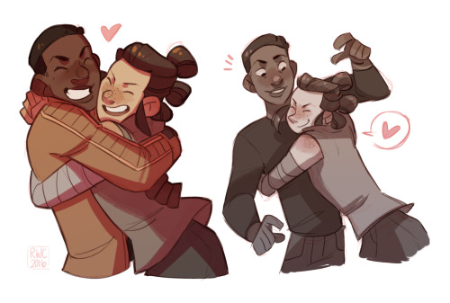 reb-chan: Fluffy stuff and matching jackets &lt;3 I need Episode VIII like asap.