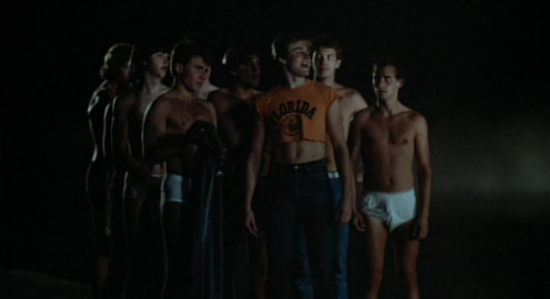 uni-bob: brand-upon-the-brain:  Sleepaway Camp (Robert Hiltzik, 1983) 80s bro fashion.  Why don’t men wear shorts like that anymore? That needs to change.  I know man