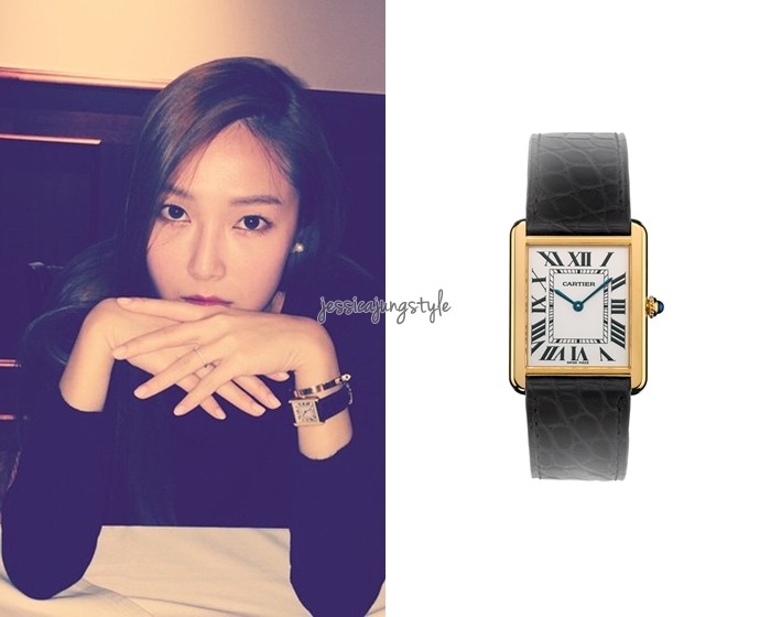 cartier tank watch instagram