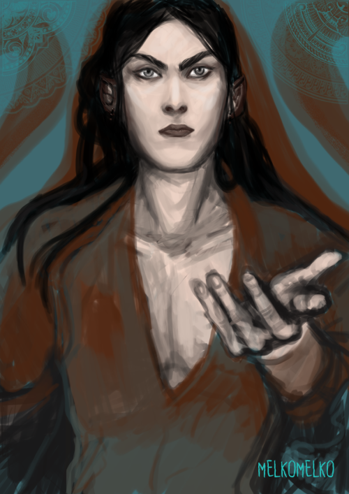 melkomelko:the Curufin postI don’t like the character, but I really enjoy drawing him (turns out I a
