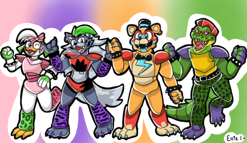 I Draw The Rest Of The Security Breach Gang! Now All That's Left To Draw Is Music Man! =D