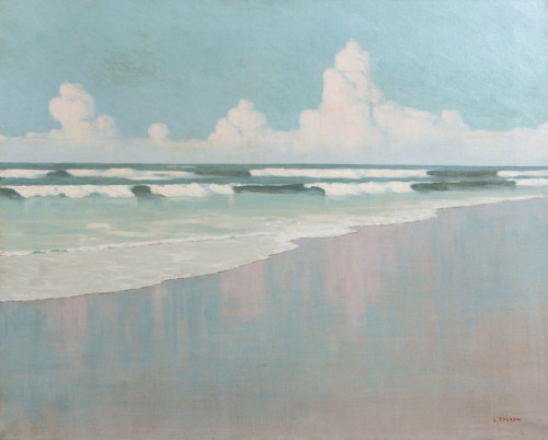 snowce:Louis Cylkow, La plage en Bretagne [The beach in Brittany]