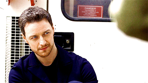 pangeasplits:  #LOOK AT HIM  Erik trying to cheer up Charles with a sexy strip tease