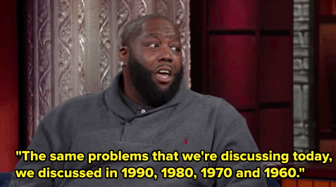 blackourstory:  micdotcom:  micdotcom:  Watch: Killer Mike then gives one change-maker the biggest compliment.   This is a great opportunity to watch Mike and Bernie Sanders’ sit-down interview again.  (via TumbleOn) 